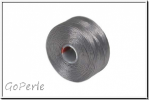 S-Lon, Size D, Beading Thread, F�delgarn, grey, 1 Spule